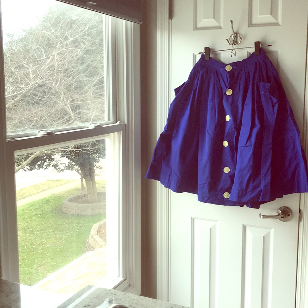 Amazing vintage 50s full skirt 25” waist